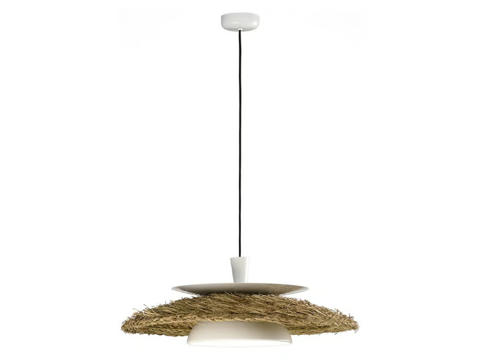 ILLA - LED natural fibre pendant lamp _ Olé Lighting